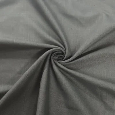 Lino americano con fibras de poliéster