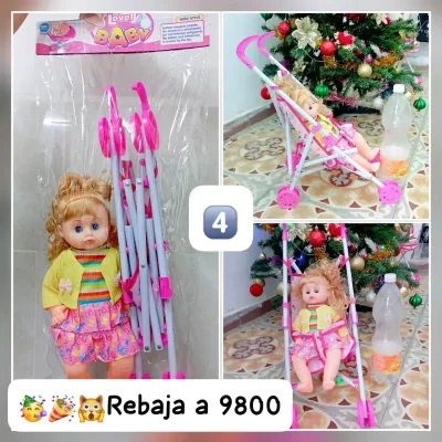 BEBE niña + COCHE