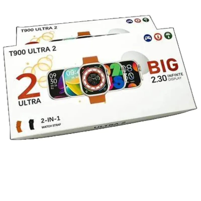 Reloj Inteligente T900 Ultra 2 , Pantalla de 2.3Pulgadas+ 2 Manillas Inluidas