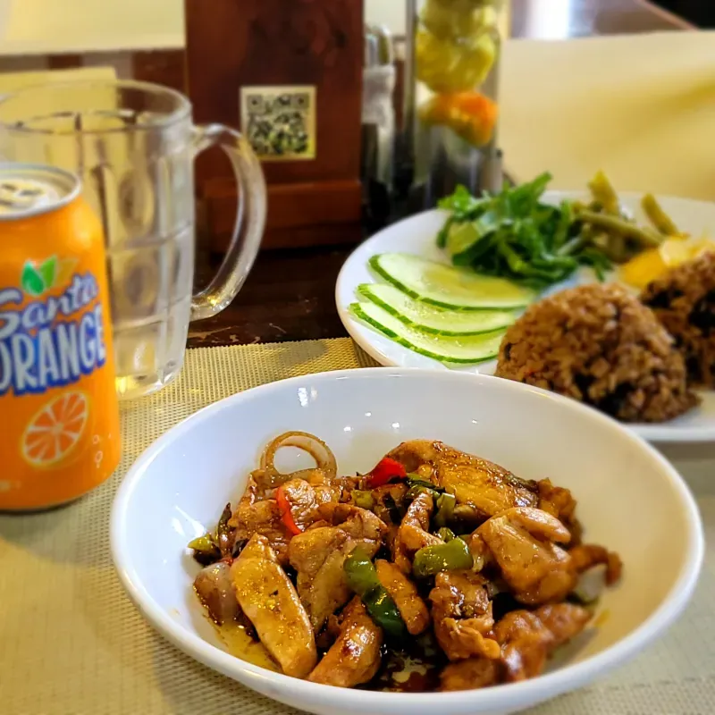 Fajitas de pollo grillé