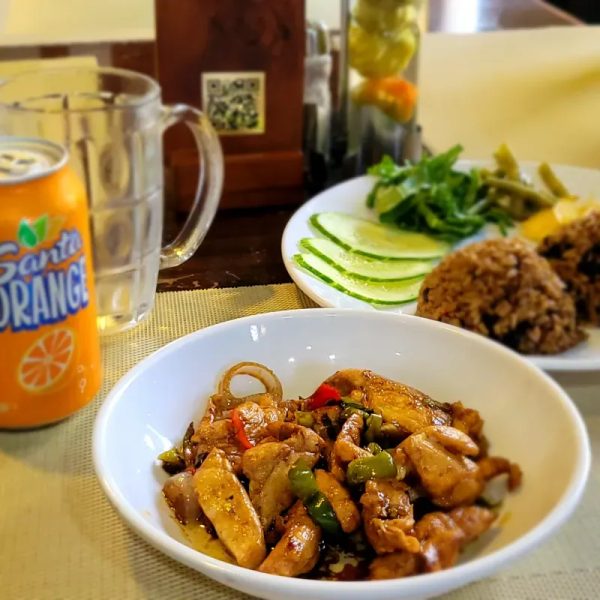 Fajitas de pollo grillé