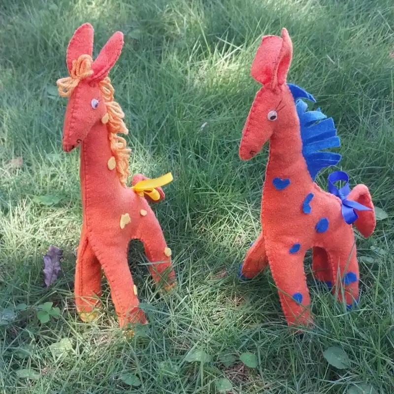 Jirafas de Fieltro