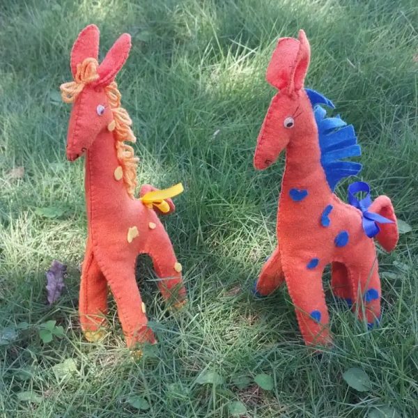 Jirafas de Fieltro