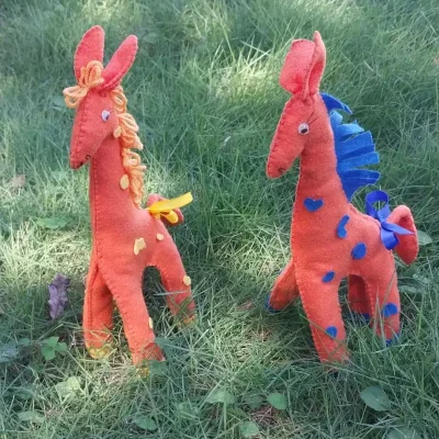 Jirafas de Fieltro