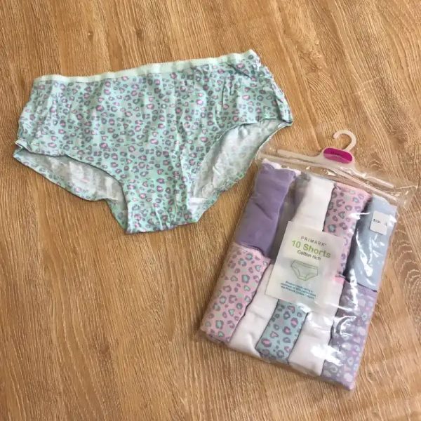 Pack de 10 blumers con estampado de colores