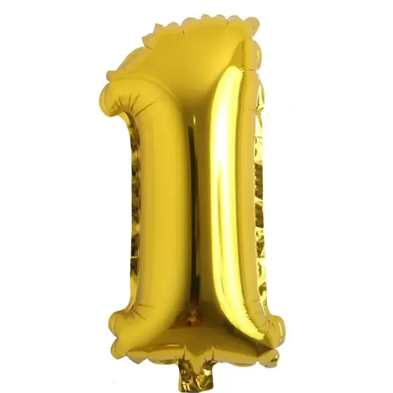 Globo Número 1 Dorado    32 Pulgadas