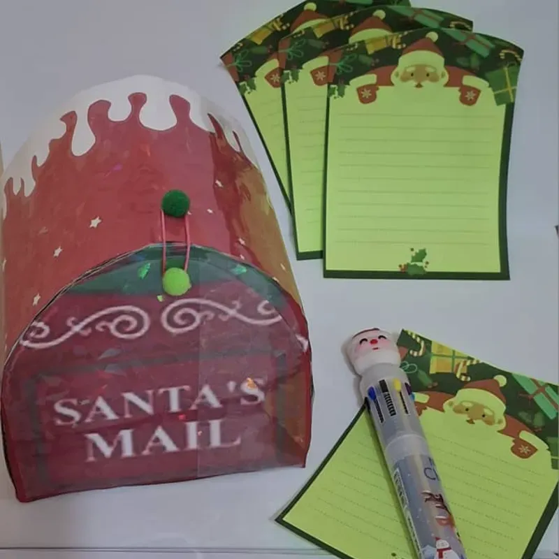 Buzón de cartas para Santa Claus.