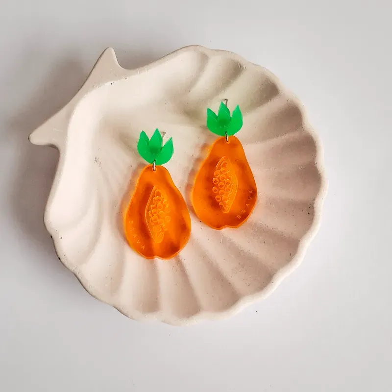 Pendientes papayas