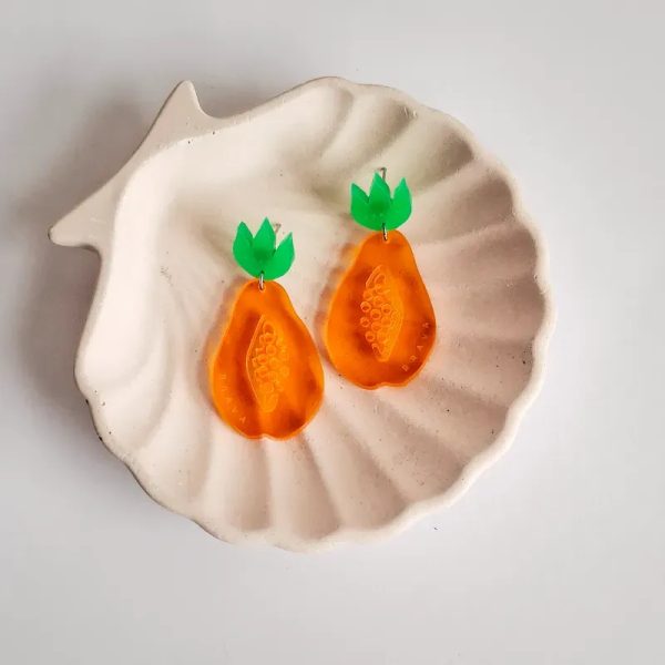 Pendientes papayas