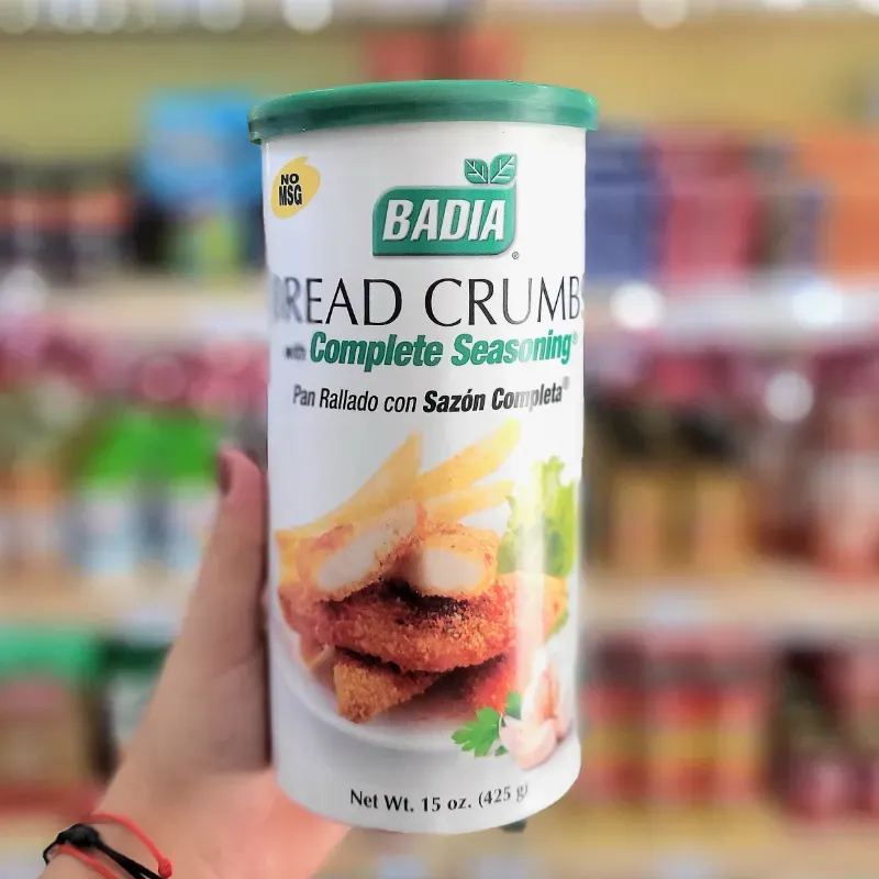 Pan rallado con todo sazón