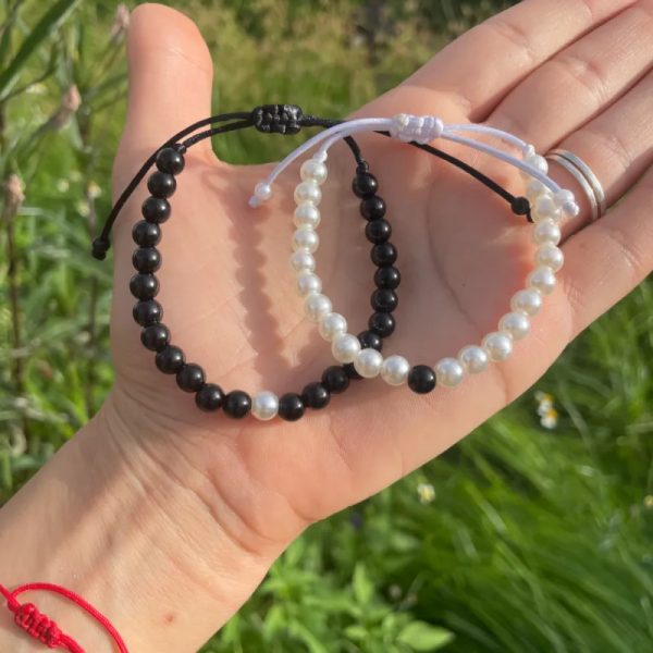 Pulseras de perlas para parejas