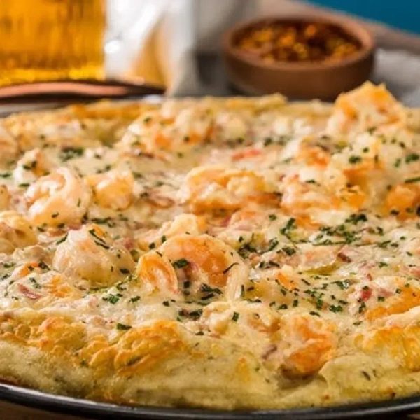 Pizza con Camarones