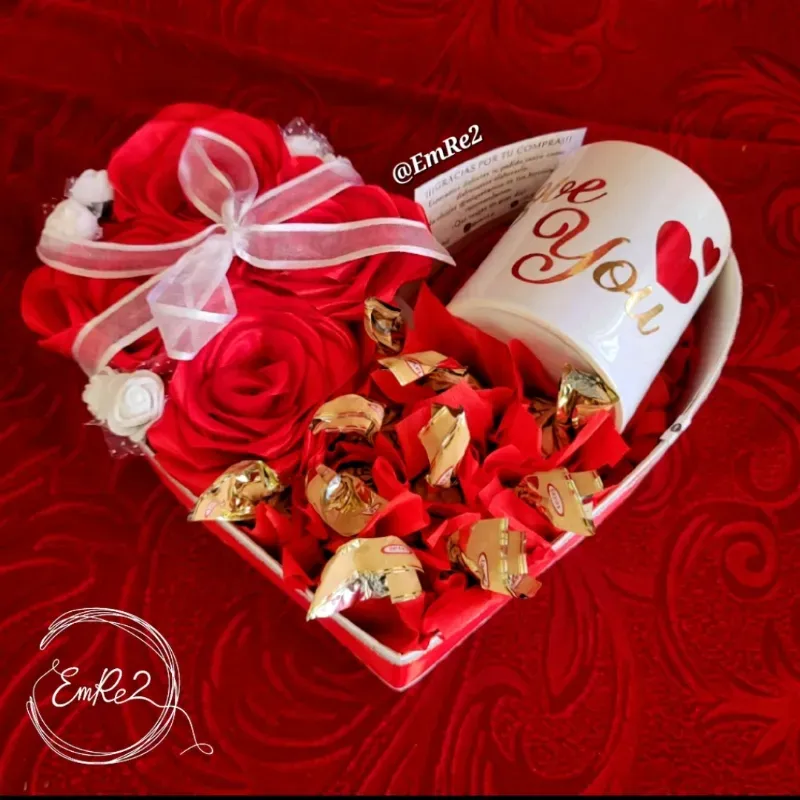 Caja de Corazón + Jarra 