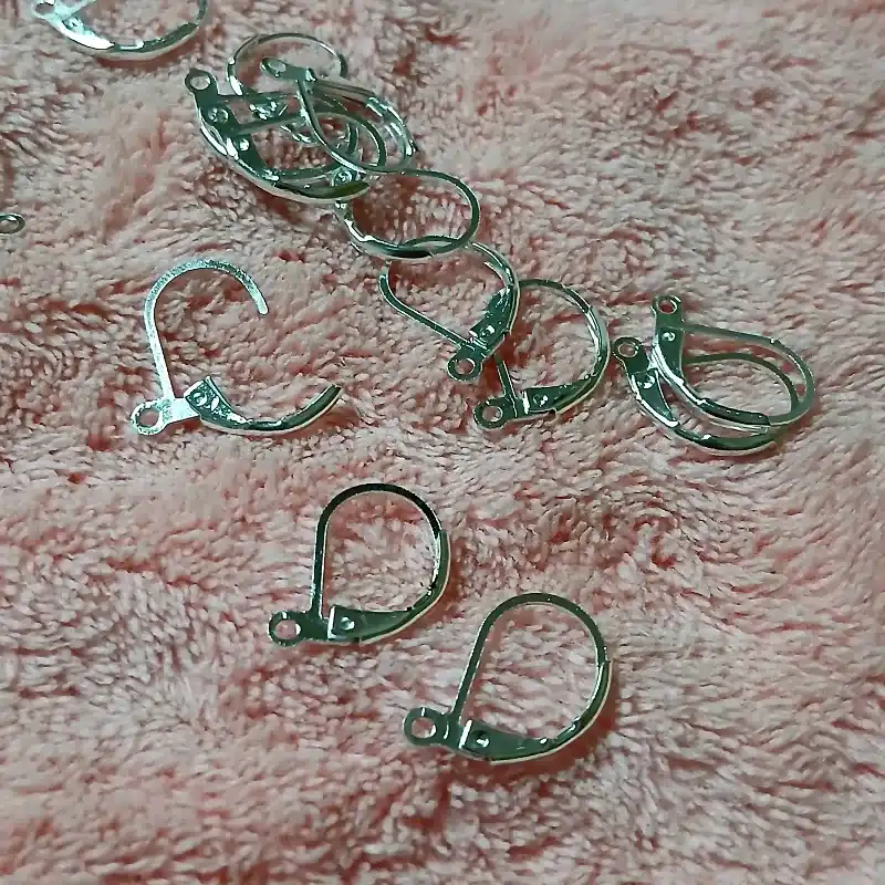 Cierre ballesta plateado