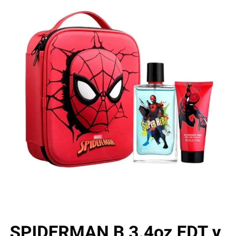 Perfume niños Spidermam, bolso, perfume 100ml y gel de baño