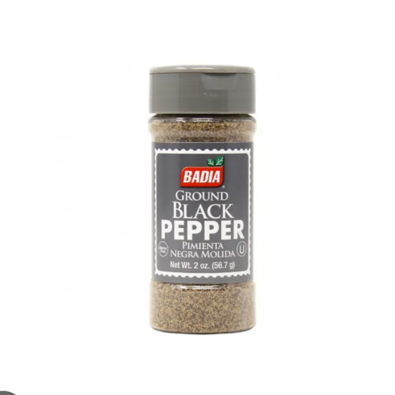 Pimienta negra molida 2oz