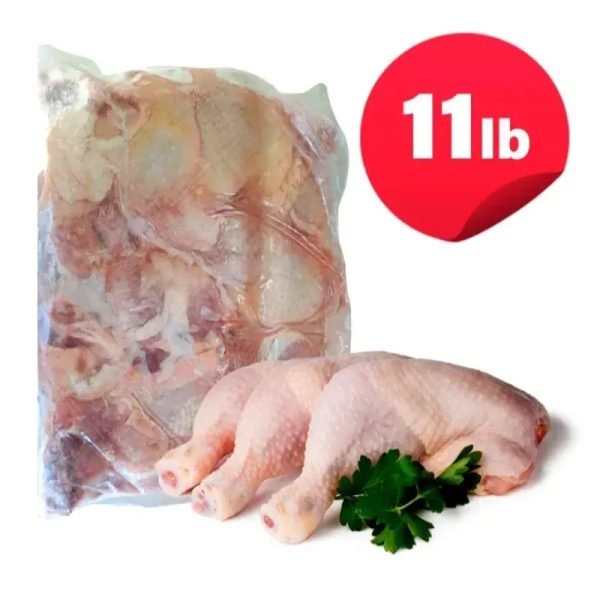 Paquetes de pollo de 11 libras