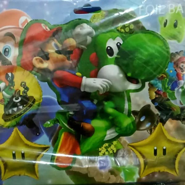 Set Globos Decoración "SUPER MARIO BROS"