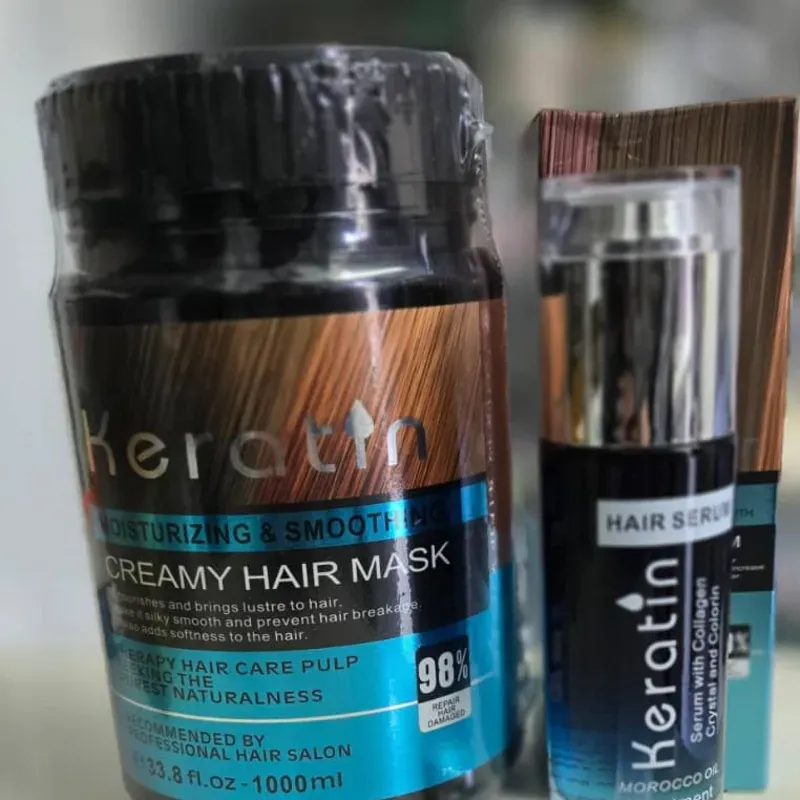 ✨Kit tratamiento+serum de Keratina Pote de 1litro