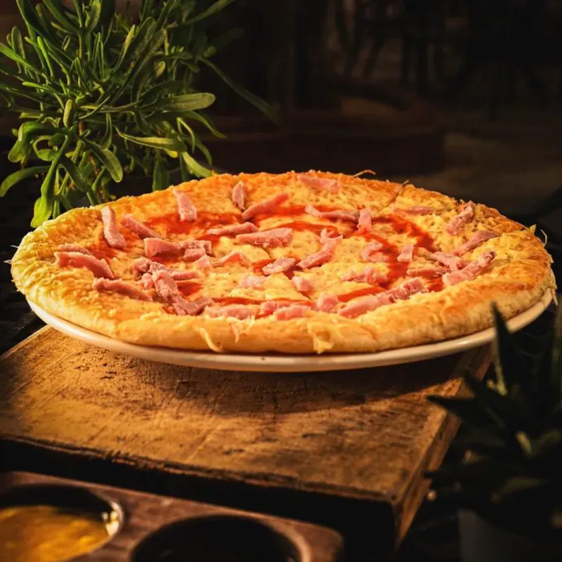 Pizza de Jamón y Queso a Domicilio.