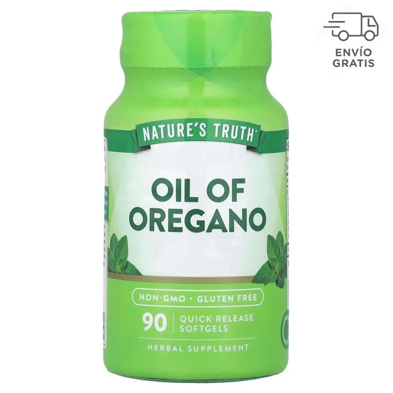 Nature's Truth Aceite de orégano (1500 mg por cápsula blanda)
