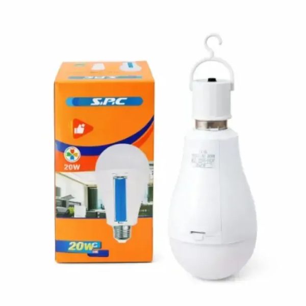 BOMBILLO LED RECARGABLE DE EMERGENCIA CON BATERÍA DE LITIO