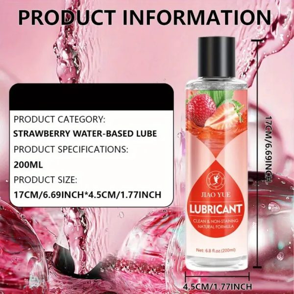  Lubricante Sensual Sabor Fresa 200ml (A)