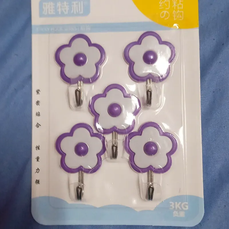 Juego de 5 ganchos que se pegan