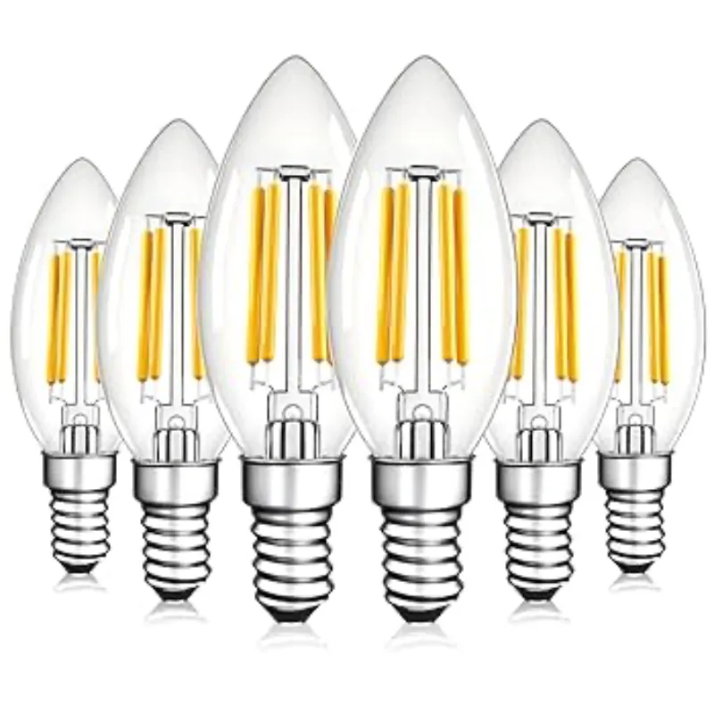 Bombillo E12 2700K Amarillo Vintage