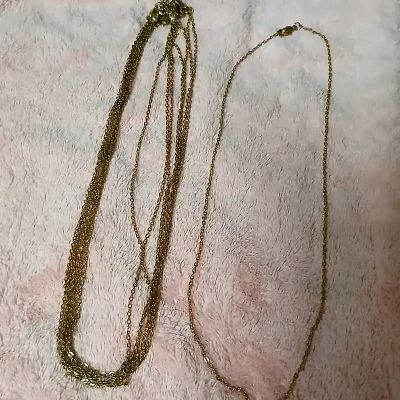 Cadena de acero inoxidable dorada