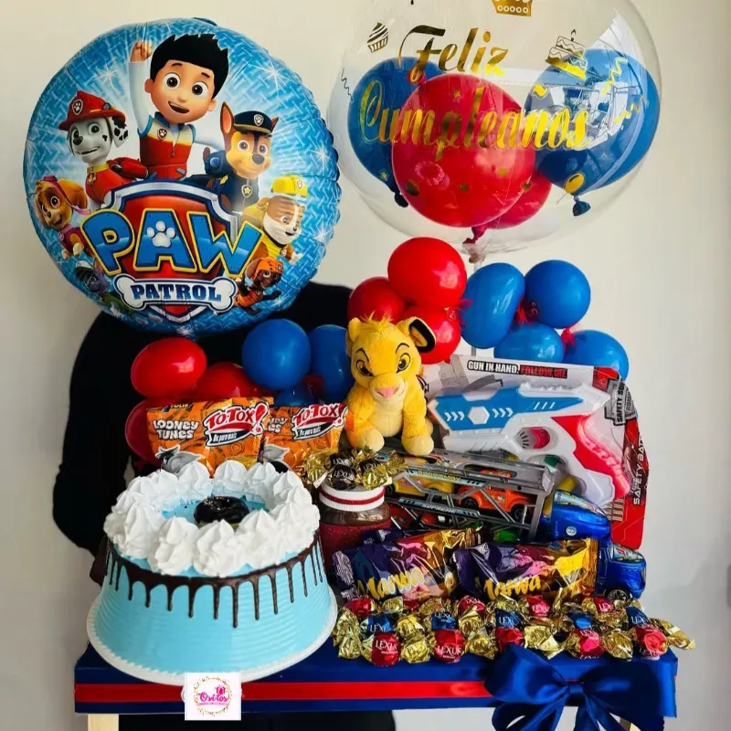 Cajita personalizada temática para niño