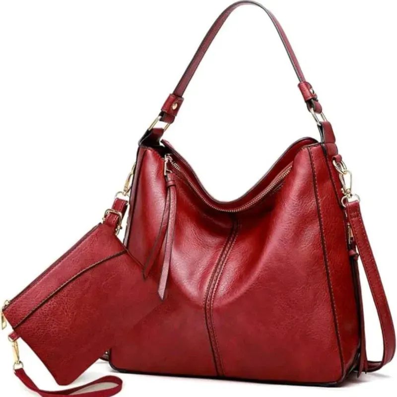 Bolso Tote/ Rojo