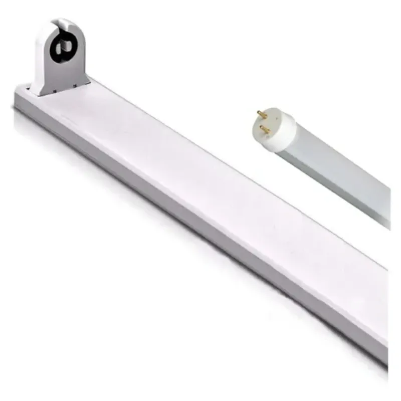 Tubo Led T8 18w + Liston 120 Cm + Zocalo G13 + Cables Color Blanco Color De La Luz Blanco Frío