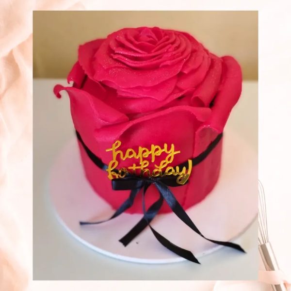Rose cake fondant