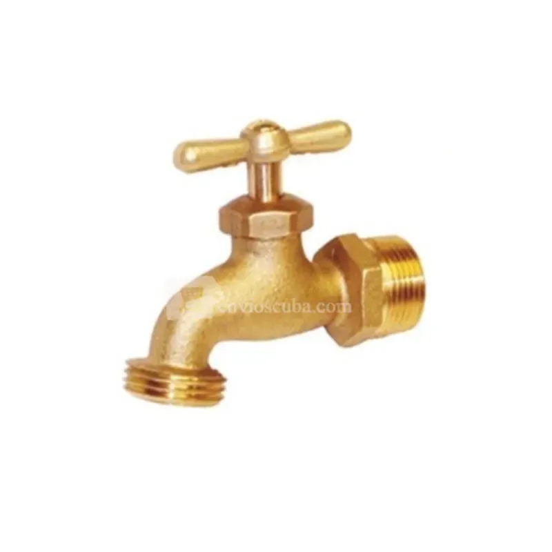 Grifo sencillo, construido en bronce, 3/4".  3632003008