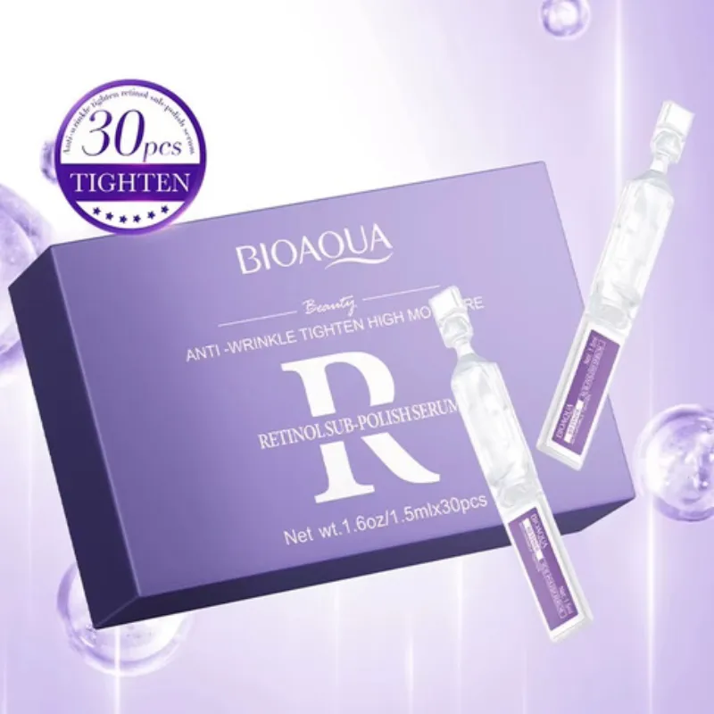Ampolletas de  Retinol Serum Bioaqua . Caja de 30 pcs