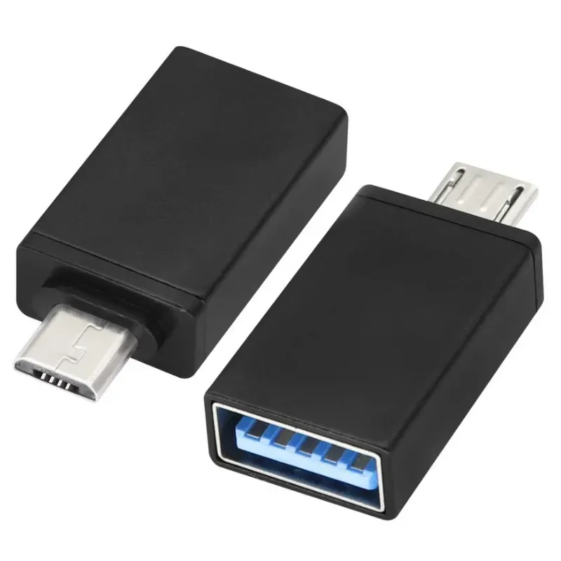 Adaptador OTG metálico V8 a USB