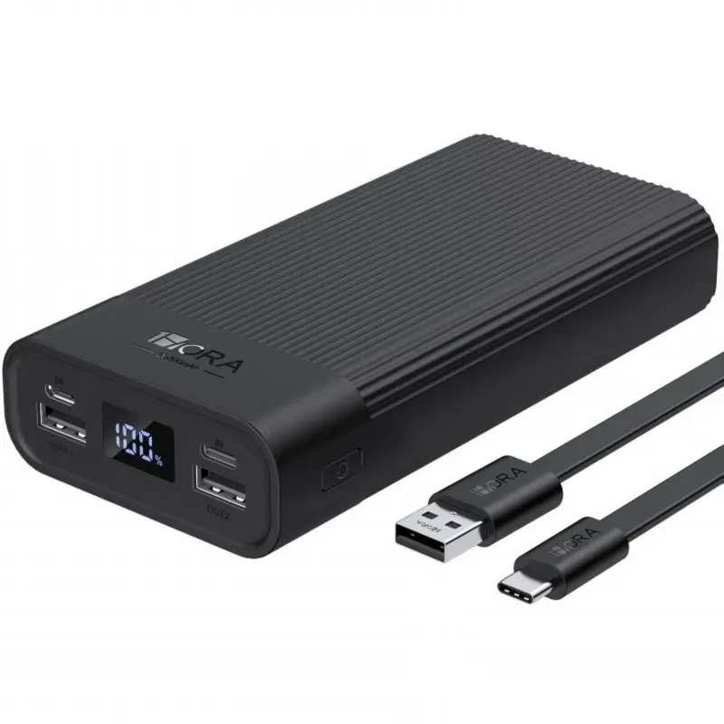 Power Bank 1Hora 20000 mAh GAR117 - Negro