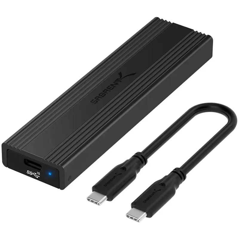 Adaptador Sabrent Tipo-C para SSD M.2 (SATA y NVMe)