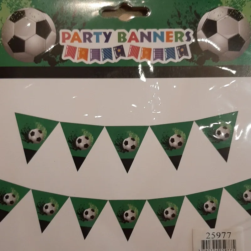 Banderín temática fútbol