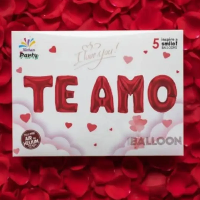 Cartel "Te Amo" de letras inflables