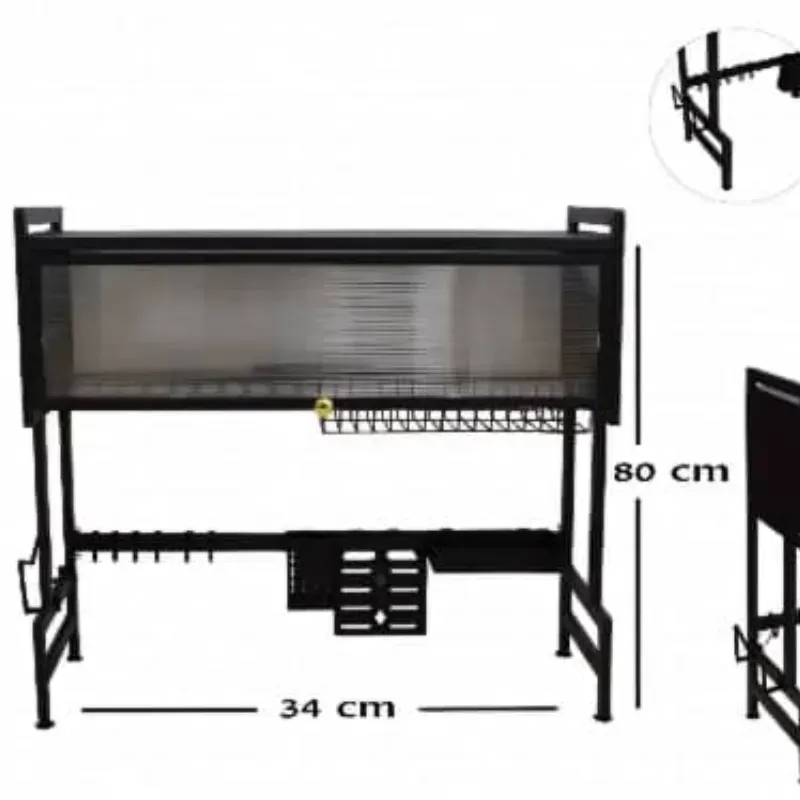 Platero metálico con puerta de acrílico