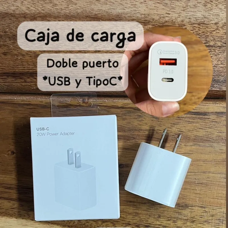 Caja de carga rápida 20W