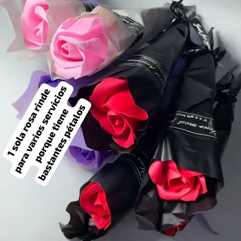 Pétalos de Rosas de Jabón ideal para pedicura
