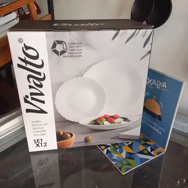 Set 12 piezas redondas clásicas