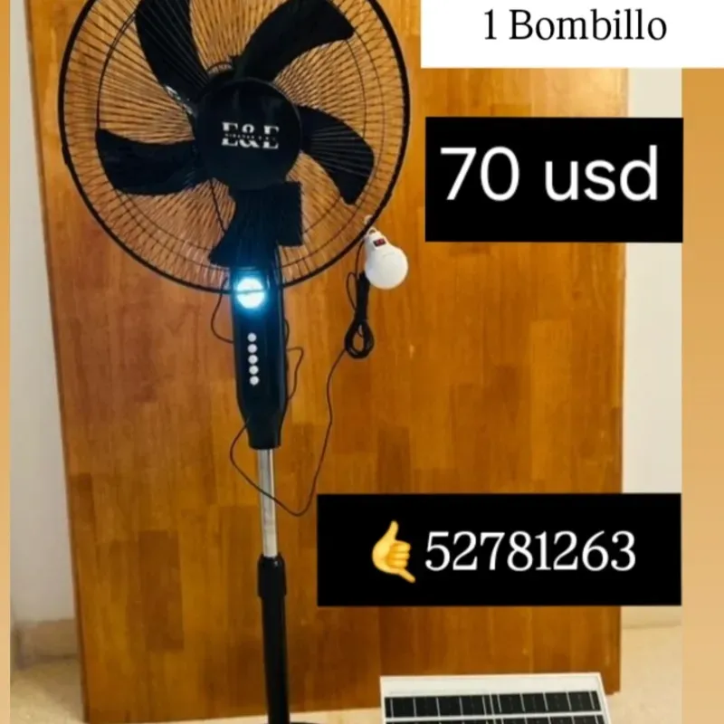 Ventilador Recargable de Pie