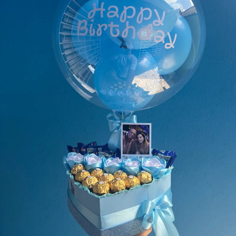 Cesta de corazón mixto