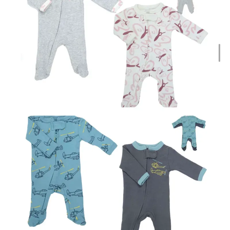 Set de Enteritos con Estampados para Bebé Mixto