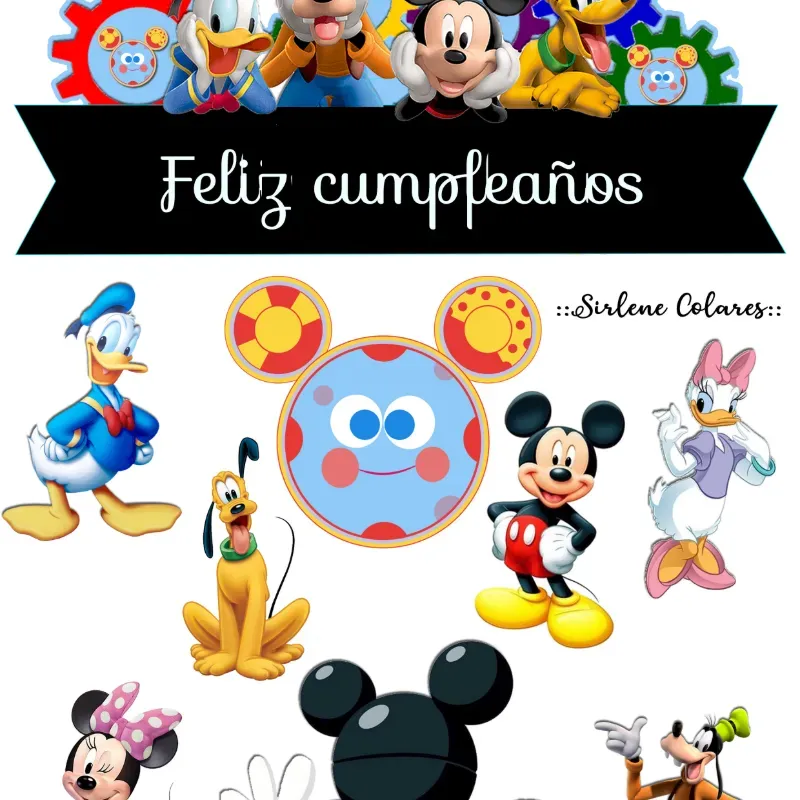 Topper Casa de Mickey Mouse