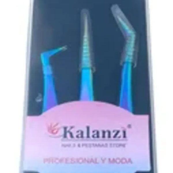 TRÍO DE PINZAS PARA PESTAÑAS